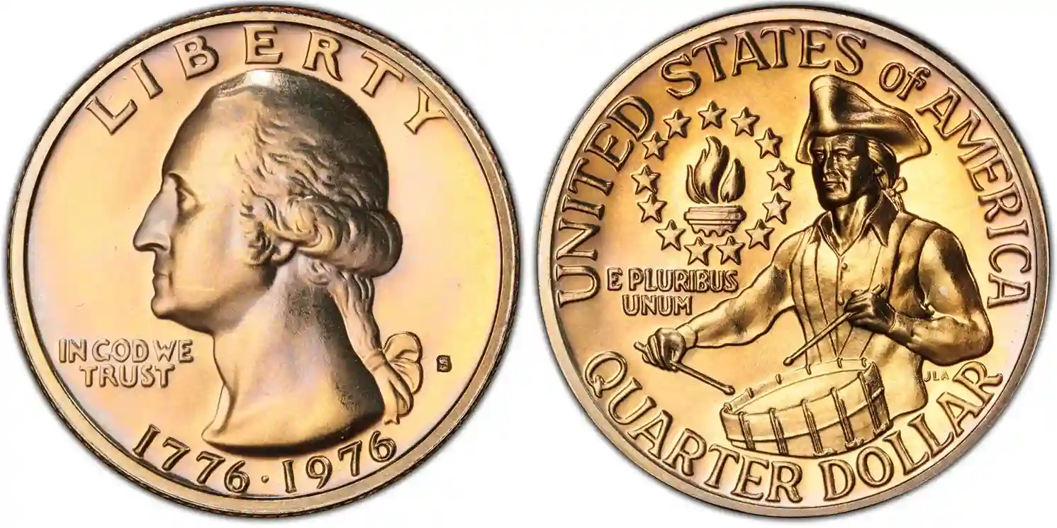 1976-S Quarter Clad
